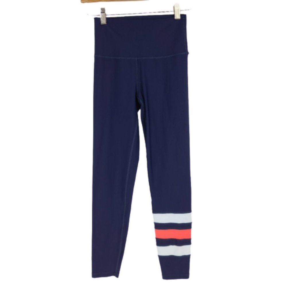 Aerie Chill Play Move Leggings Blue Stripe S